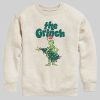 Kids Dr Seuss the Grinch Christmas Tree Crew Fleece Graphic Sweatshirt