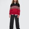 Kids Fair Isle Half-Zip Pullover Sweater