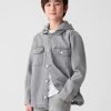 Kids Hooded Denim Jacket Kids Hooded Denim Jacket