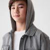 Kids Hooded Denim Jacket Kids Hooded Denim Jacket