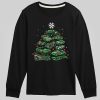 Kids Hot Wheels Car Christmas Tree Long Sleeve Graphic Tee