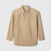 Kids Khaki Western Shirt