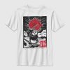 Kids Kung Fu Panda Panda Woodcut Graphic Tee
