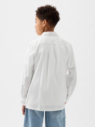 Kids Linen-Cotton Oxford Shirt