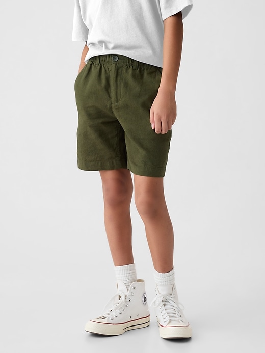Kids Linen-Cotton Shorts Kids Linen-Cotton Shorts