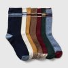 Kids Marled Rib Crew Socks (7-Pack)