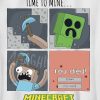 Kids Minecraft Time To Mine Graphic Tee
