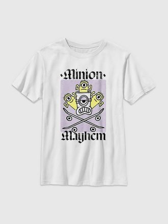 Kids Minions Skater Graphic Tee