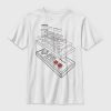 Kids Nintendo NES Controller Graphic Tee