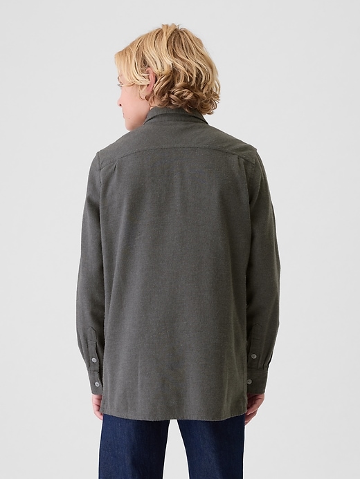 Kids Organic Cotton Flannel Shirt Kids Organic Cotton Flannel Shirt