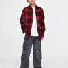 Kids Organic Cotton Flannel Shirt
