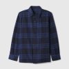 Kids Organic Cotton Flannel Shirt