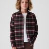 Kids Organic Cotton Flannel Shirt