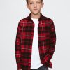 Kids Organic Cotton Flannel Shirt