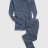 Kids Organic Cotton Henley PJ Set
