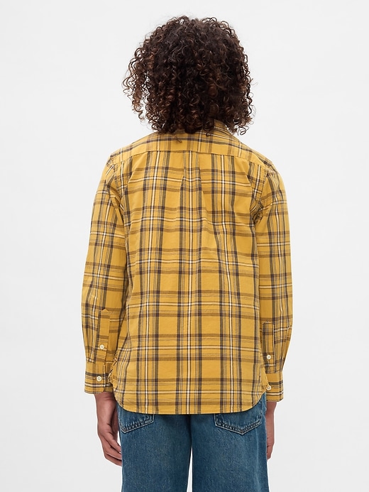 Kids Organic Cotton Poplin Shirt Kids Organic Cotton Poplin Shirt