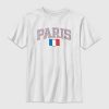 Kids Paris France Collegiate Graphic Tee
