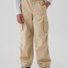 Kids Pull-On Parachute Cargo Pants