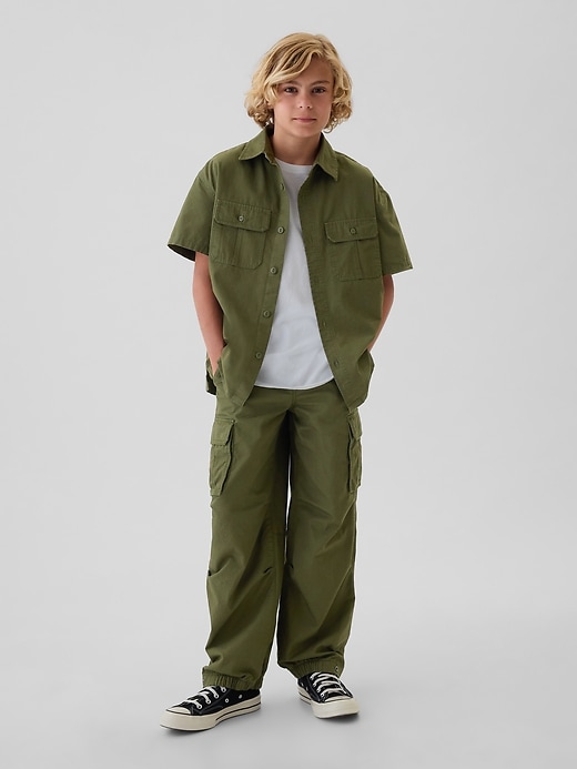 Kids Pull-On Parachute Cargo Pants Kids Pull-On Parachute Cargo Pants