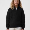 Kids Shaker-Stitch Quarter-Zip Sweater Kids Shaker-Stitch Quarter-Zip Sweater