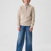 Kids Shaker-Stitch Quarter-Zip Sweater Kids Shaker-Stitch Quarter-Zip Sweater