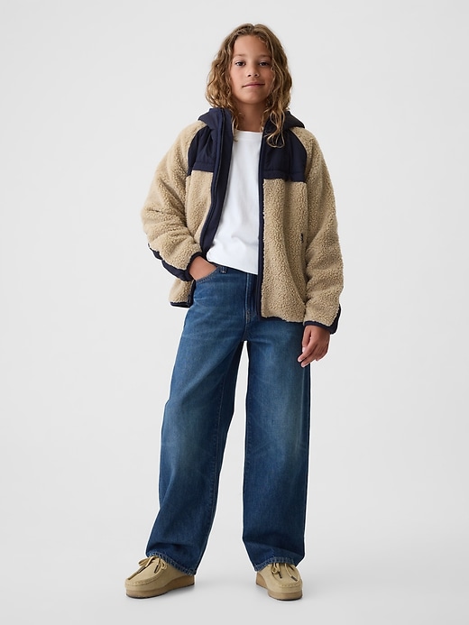 Kids Sherpa Hooded Jacket Kids Sherpa Hooded Jacket