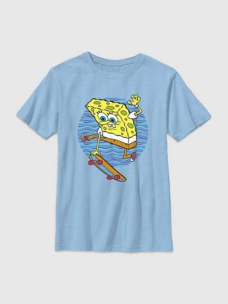 Kids Spongebob Skateboard Graphic Tee