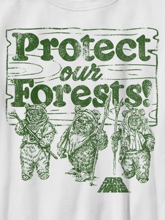 Kids Star Wars Protect Our Forest Graphic Tee