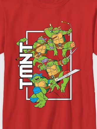 Kids Teenage Mutant Ninja Turtles Group Graphic Tee