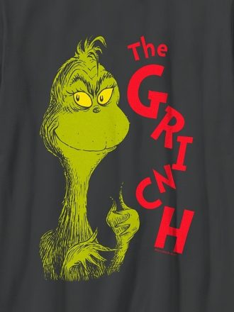 Kids The Grinch Vintage Graphic T-Shirt