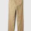 Kids Uniform Straight-Fit Stretch Khakis