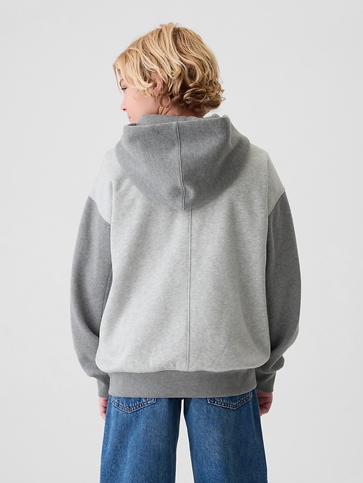Kids Vintage Soft Colorblock Zip Hoodie Kids Vintage Soft Colorblock Zip Hoodie