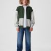 Kids Vintage Soft Colorblock Zip Hoodie