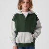 Kids Vintage Soft Colorblock Zip Hoodie