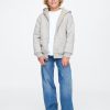 Kids Vintage Soft Sherpa-Lined Zip Hoodie