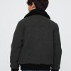 Kids Wool Bomber Jacket