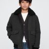 Kids Wool Bomber Jacket