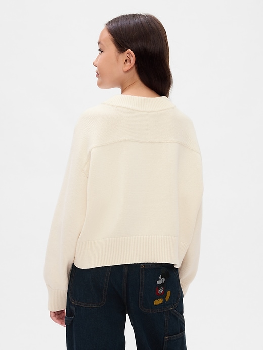 Gap × Disney Kids Mickey Mouse Embroidered Sweater Gap × Disney Kids Mickey Mouse Embroidered Sweater