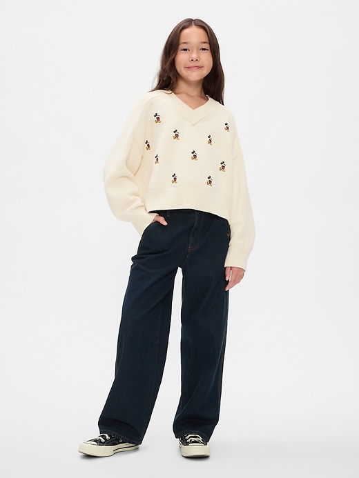 Gap × Disney Kids Mickey Mouse Embroidered Sweater Gap × Disney Kids Mickey Mouse Embroidered Sweater