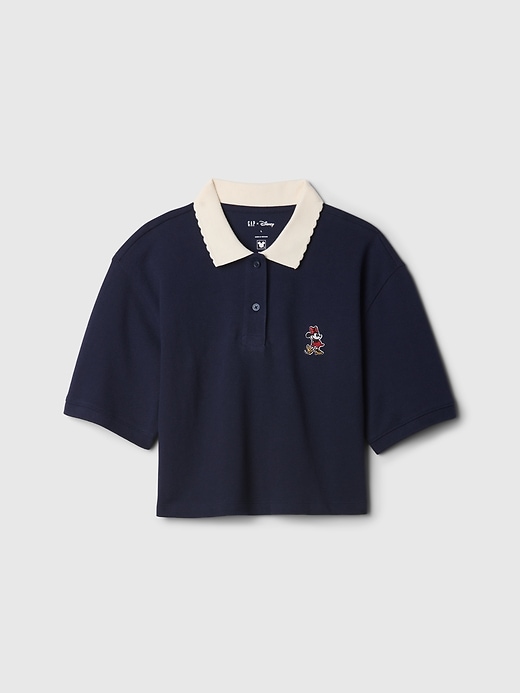 Gap × Disney Kids Pique Cropped Polo Shirt Gap × Disney Kids Pique Cropped Polo Shirt