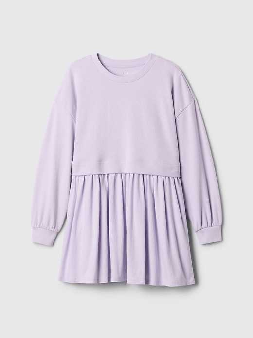 Kids 2-in-1 Vintage Soft Sweatshirt Dress Kids 2-in-1 Vintage Soft Sweatshirt Dress
