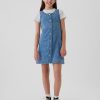 Kids Archive Button Denim Dress