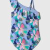 Kids Asymmetric One-Piece Swimsuit