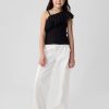 Kids Asymmetrical Eyelet Top