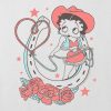Kids Betty Boop Cowgirl Graphic Boxy Crop T-Shirt