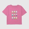 Kids Boba Tea Graphic Boxy Crop Tee