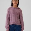 Kids Cable-Knit Cropped Sweater