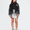 Kids Cargo Foil Denim Skirt