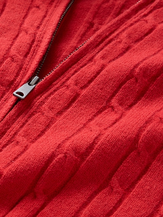 Kids CashSoft Cable-Knit Sweater Hoodie Kids CashSoft Cable-Knit Sweater Hoodie