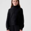 Kids CashSoft Oversized Mockneck Sweater